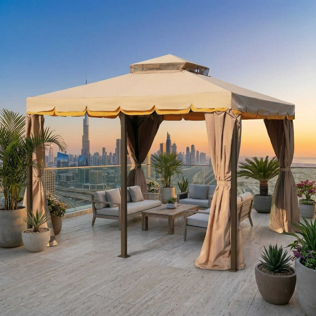 RAL – 3x4M Metal Outdoor Gazebo