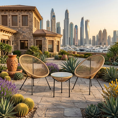 Casa Fiora Acapulco Outdoor Bistro Set