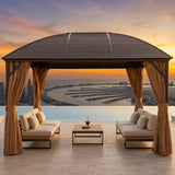 Doom Shape Aluminum Gazebo (3x4m)