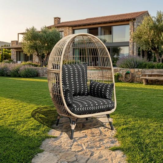 Oversize Wicker Egg Chair