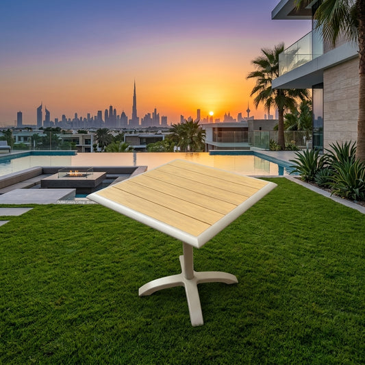 RAL LuxeAlu WPC Outdoor Dining Table