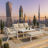 RAL Modern 5-Piece Aluminum Outdoor Sofa Set – Weather-Resistant &amp; Waterproof Cushions